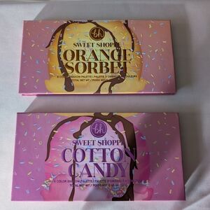 BH Cosmetics Sweet Shoppe Eyeshadow Palette Set - Orange Sorbet & Cotton Candy